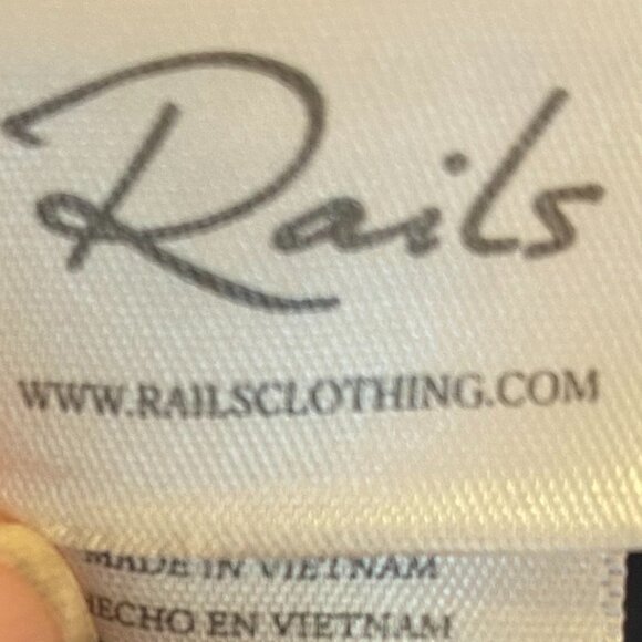 Rails Hunter Shirt Ash Twilight Stars sz M - Picture 9 of 11